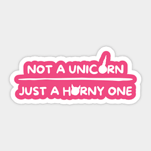 Unicorn Horny Sticker